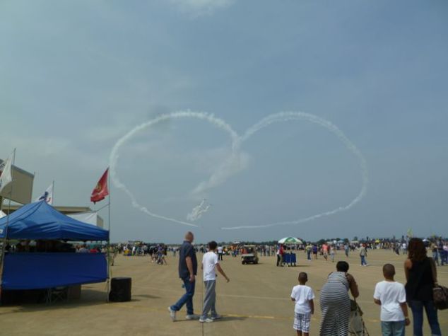Air Show Heart Air Show Heart